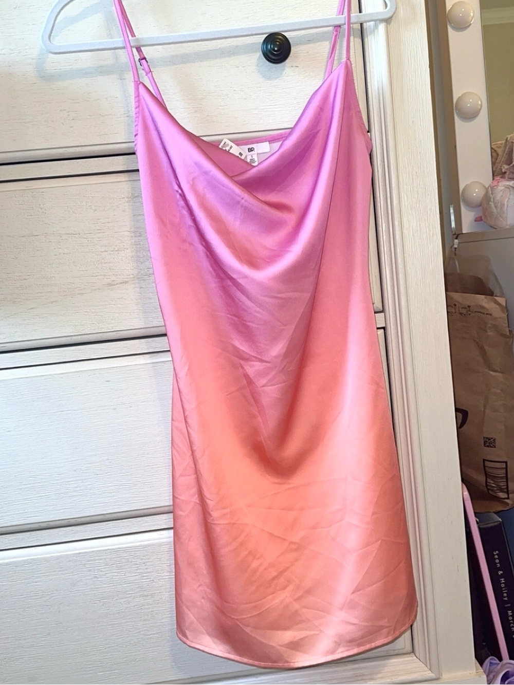 bp Pink & Peach Ombre Dress
